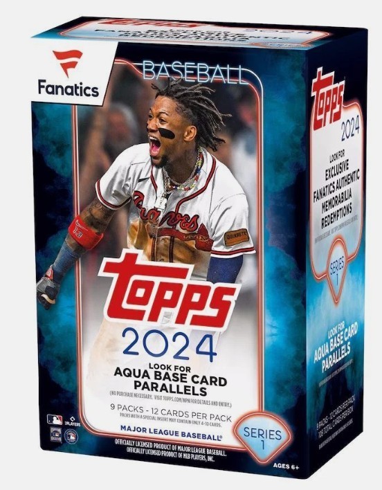 2024 Topps Baseball Series 1 Fanatics Exclusive Blaster Box – Factory Sealed
