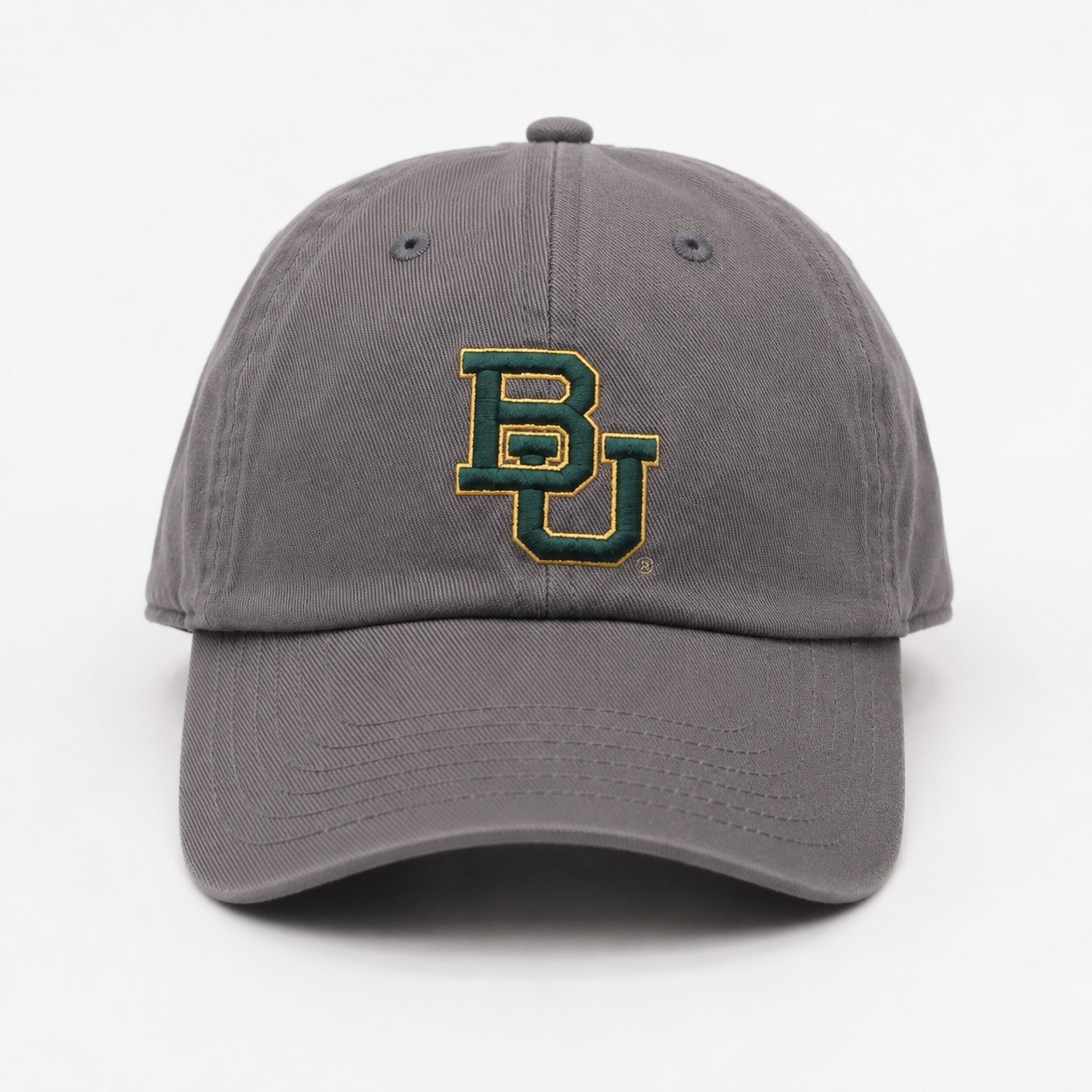 Baylor Bears BU Gray Adjustable Hat Cap NCAA College One Size NWOT