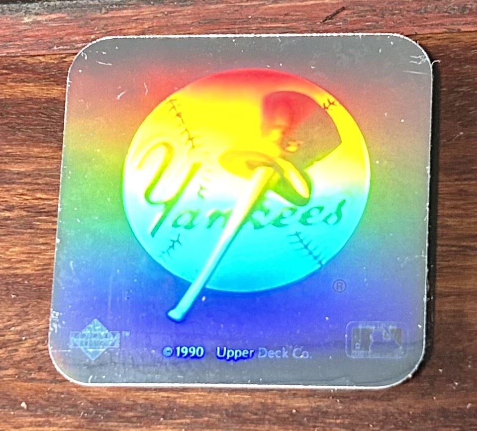 1990 & 1991 Upper Deck Hologram Baseball Team Logo Stickers U Pick, 25 Cent Ship