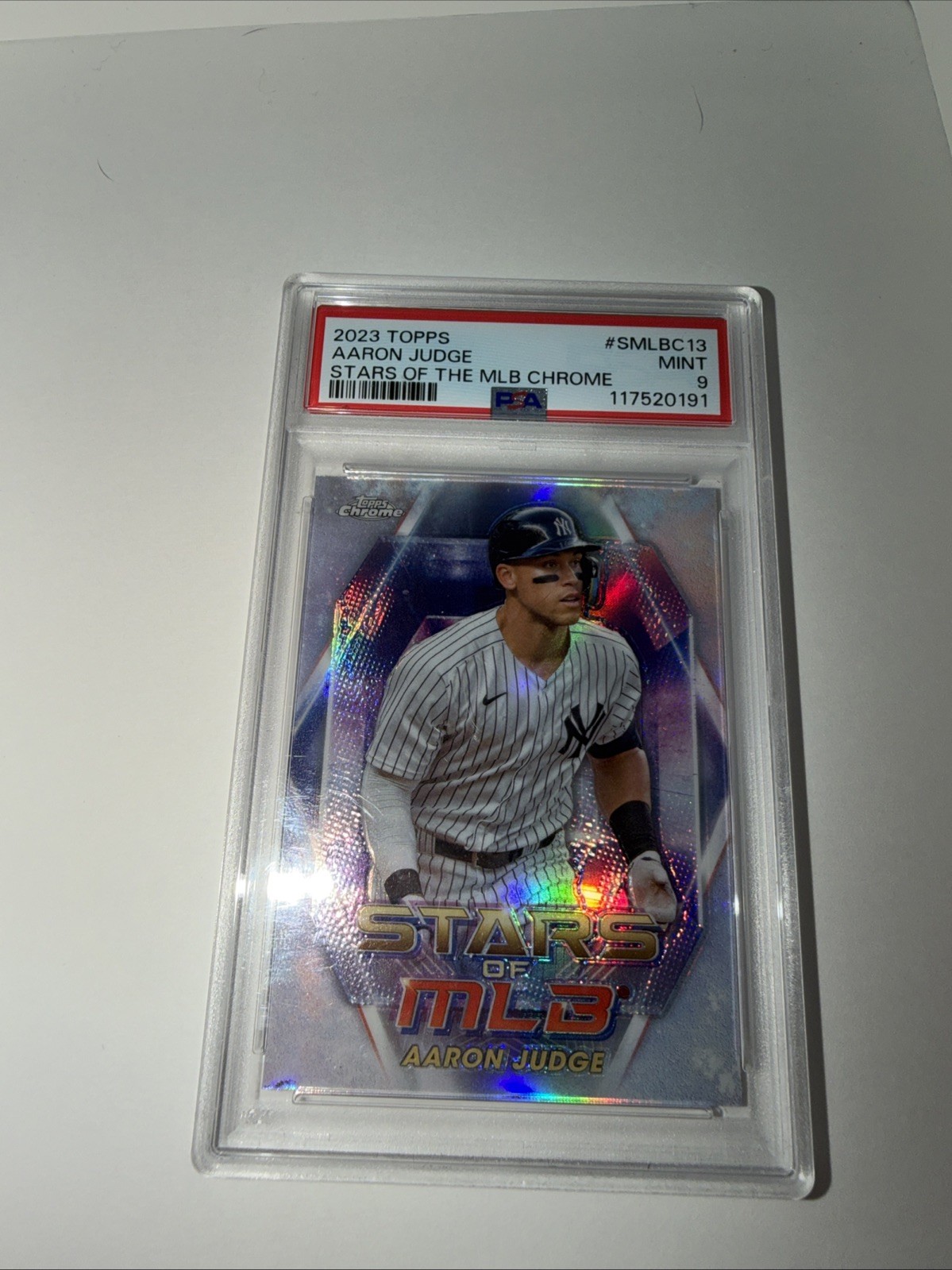 2023 Topps Series 1 – Stars of Mlb Chrome Aaron Judge #SMLBC-13