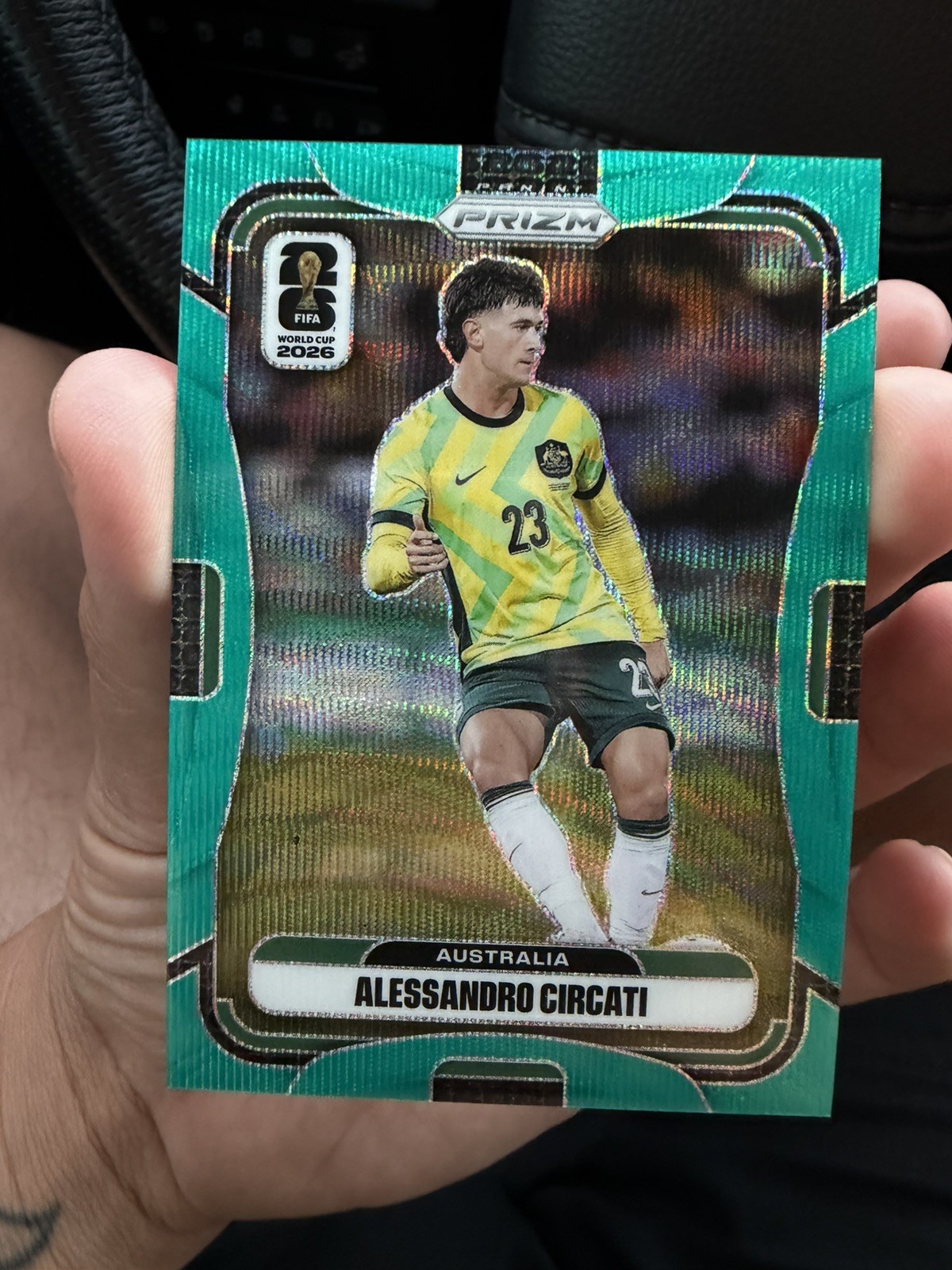 Alessandro Circati Teal Wave Prizm /99 #140 Australia 2026 Prizm World Cup