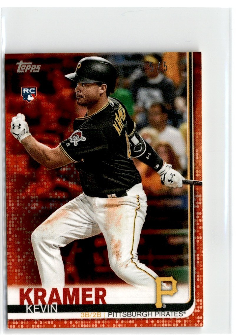 2019 TOPPS ON DEMAND MINI RED KEVIN KRAMER RC /5 PIRATES #648