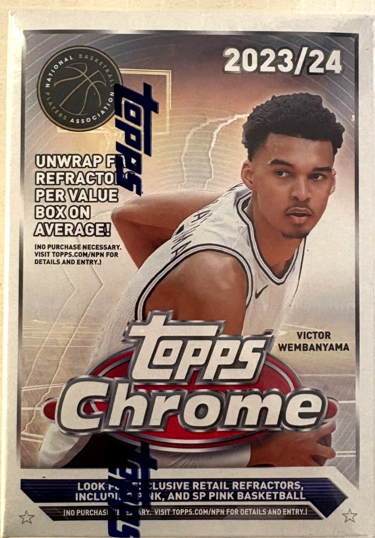 2023/24 TOPPS CHROME BASKETBALL BLASTER BOX