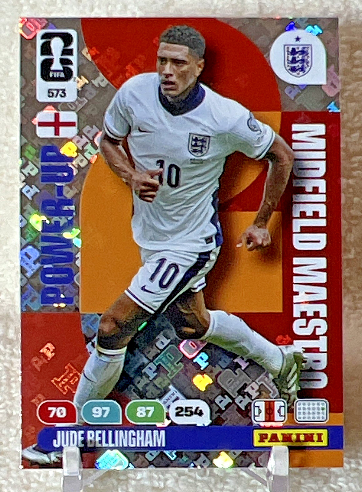 Jude Bellingham England Midfield Maestro #573 Panini 2026 Adrenalyn XL FIFA WC