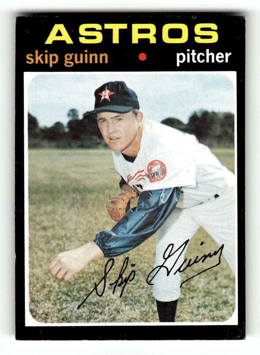 1971 Topps Houston Astros Skip Guinn #741 EX MC
