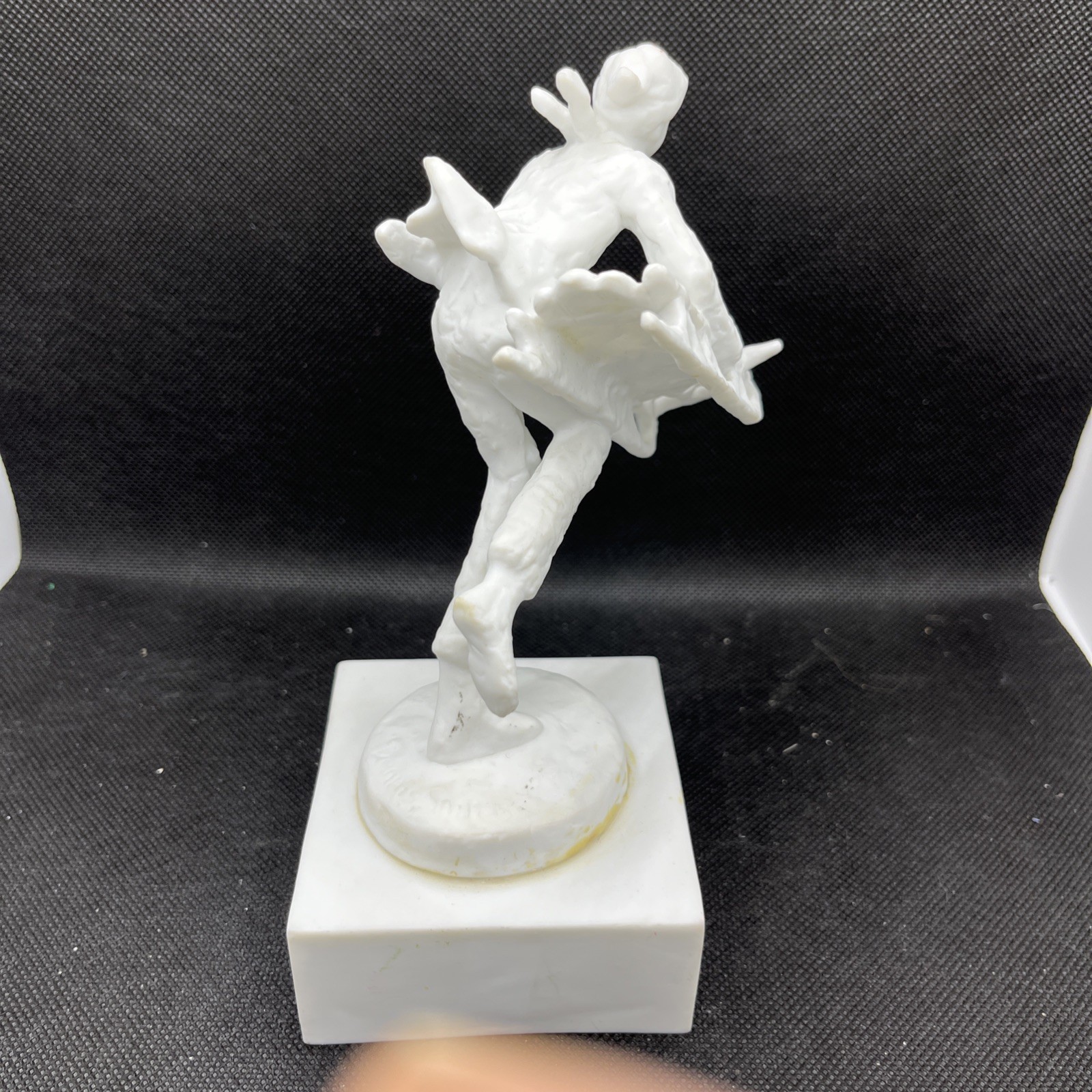 2002 Winter Olympics White Sledding Statue Figurine From The Treehouse Gallery