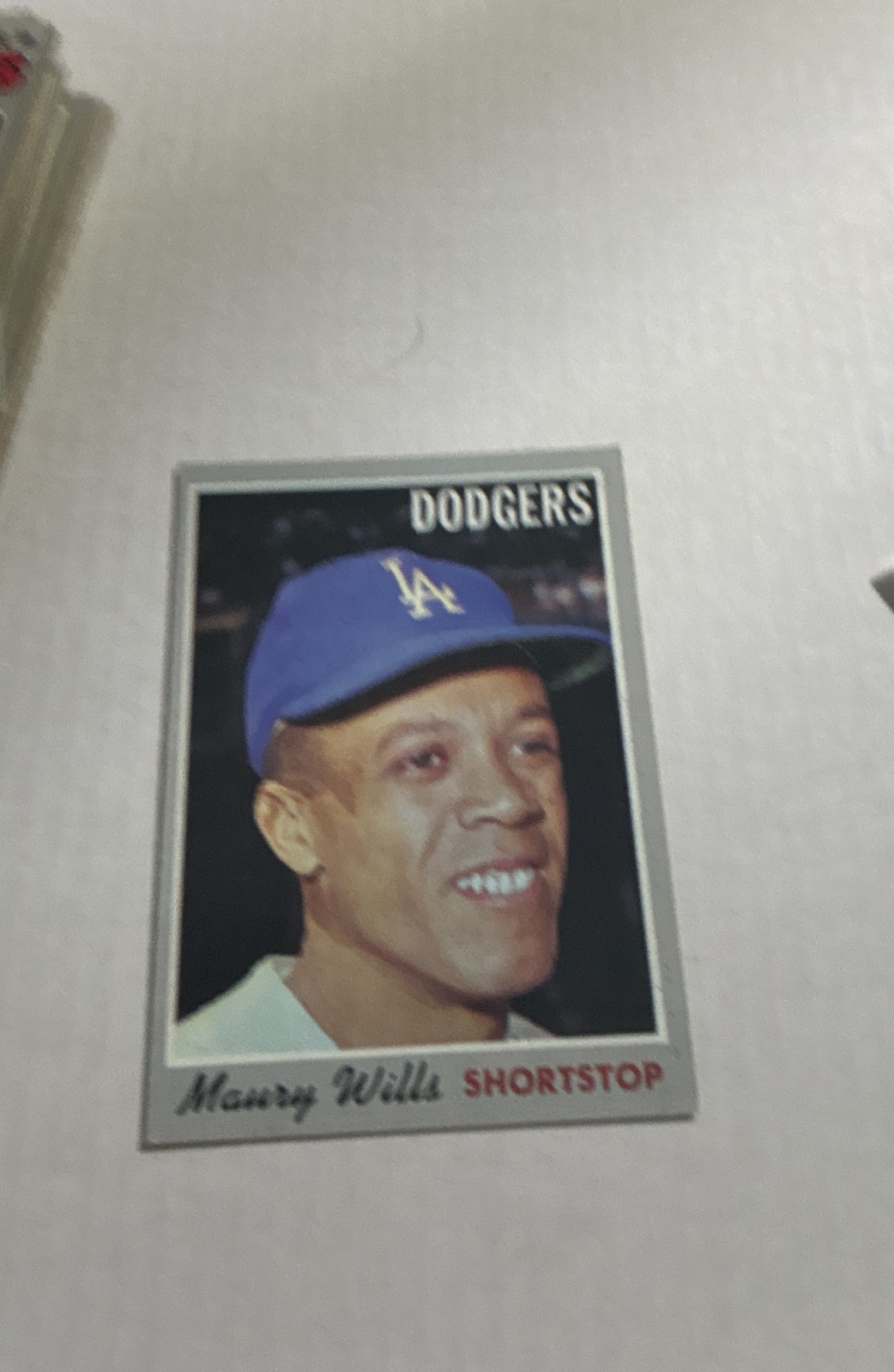 1970 Topps – Maury Wills #595