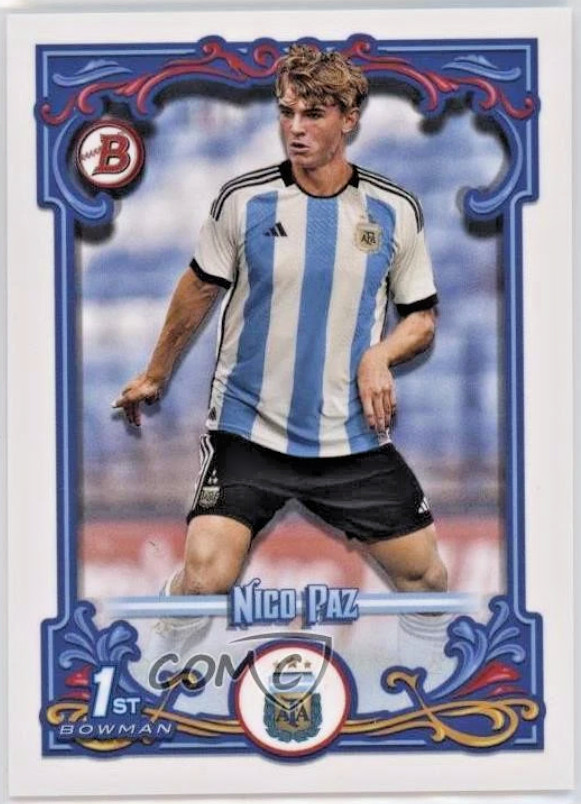 2023 Topps Argentina Fileteado 1st Bowman Nico Paz #34 Rookie RC