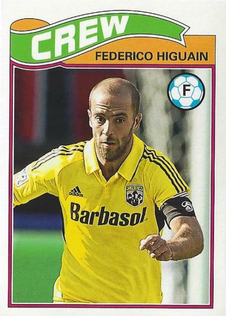 2013 Topps Major League Soccer ‘1978 English Footballer Set’ (EPL-FH to EPL-MF)