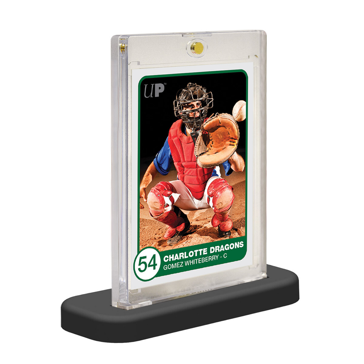 (3-Pack) Ultra Pro One Touch Magnetic Card Stands – BLACK – Fits 35-55pt Holders