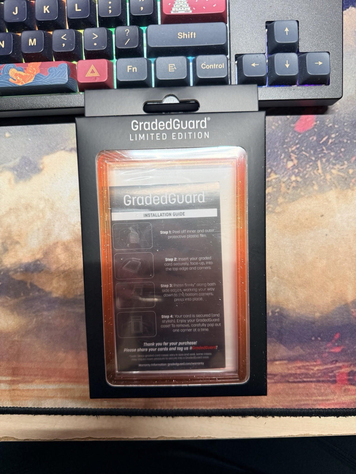 GradedGuard PSA Graded Card Case Guard Protector SUNSET V2 Limited Edition