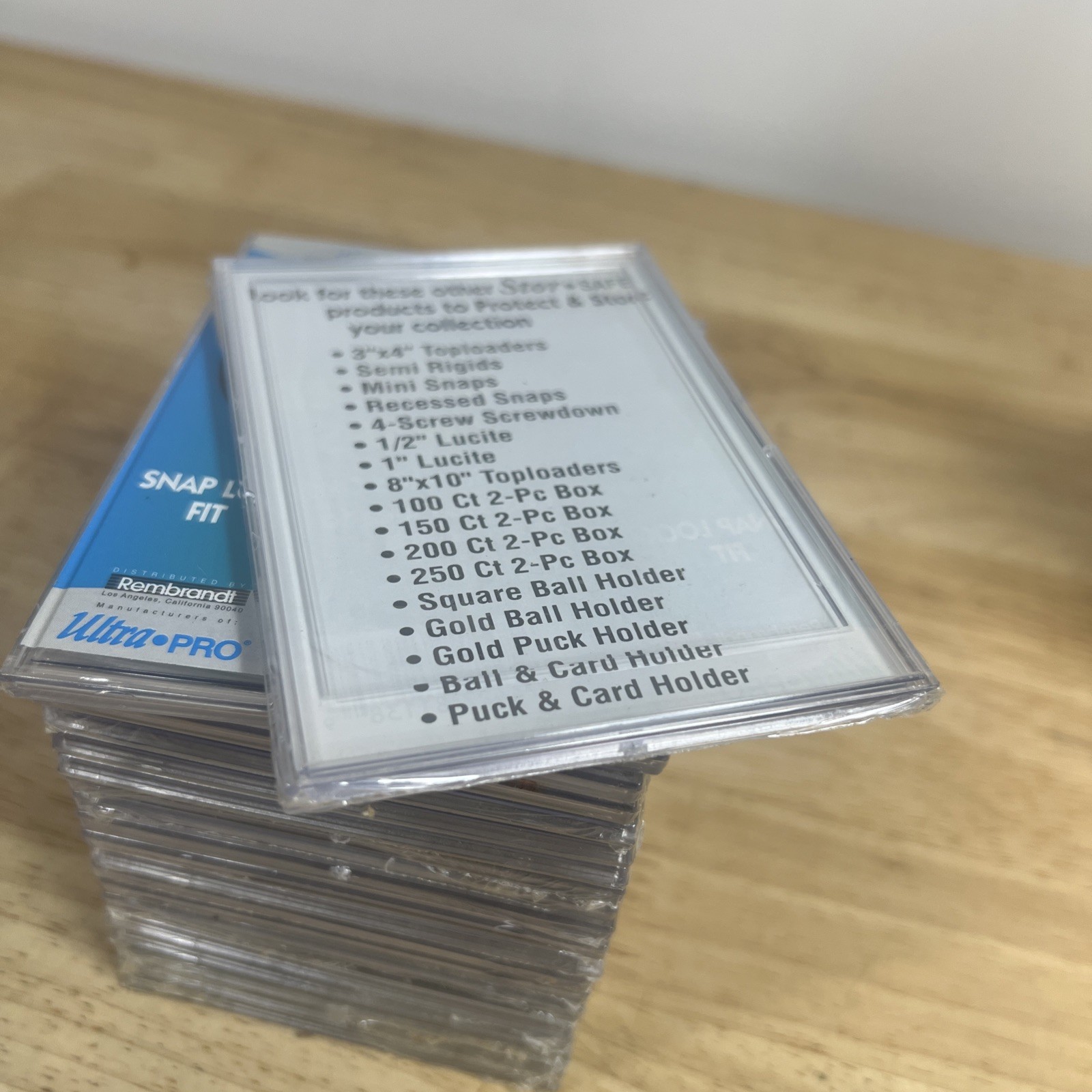 20 Pk Ultra PRO Recessed Snap Card Holders 81138 1996 NOS Trading Sports Pokémon