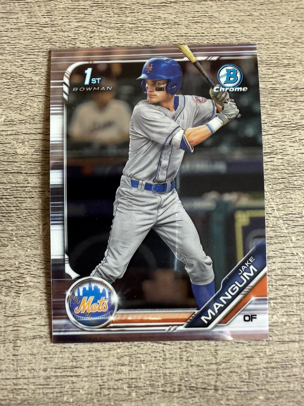 Jake Mangum 2019 1st Bowman Draft Chrome #BDC-95 Pittsburgh Pirates