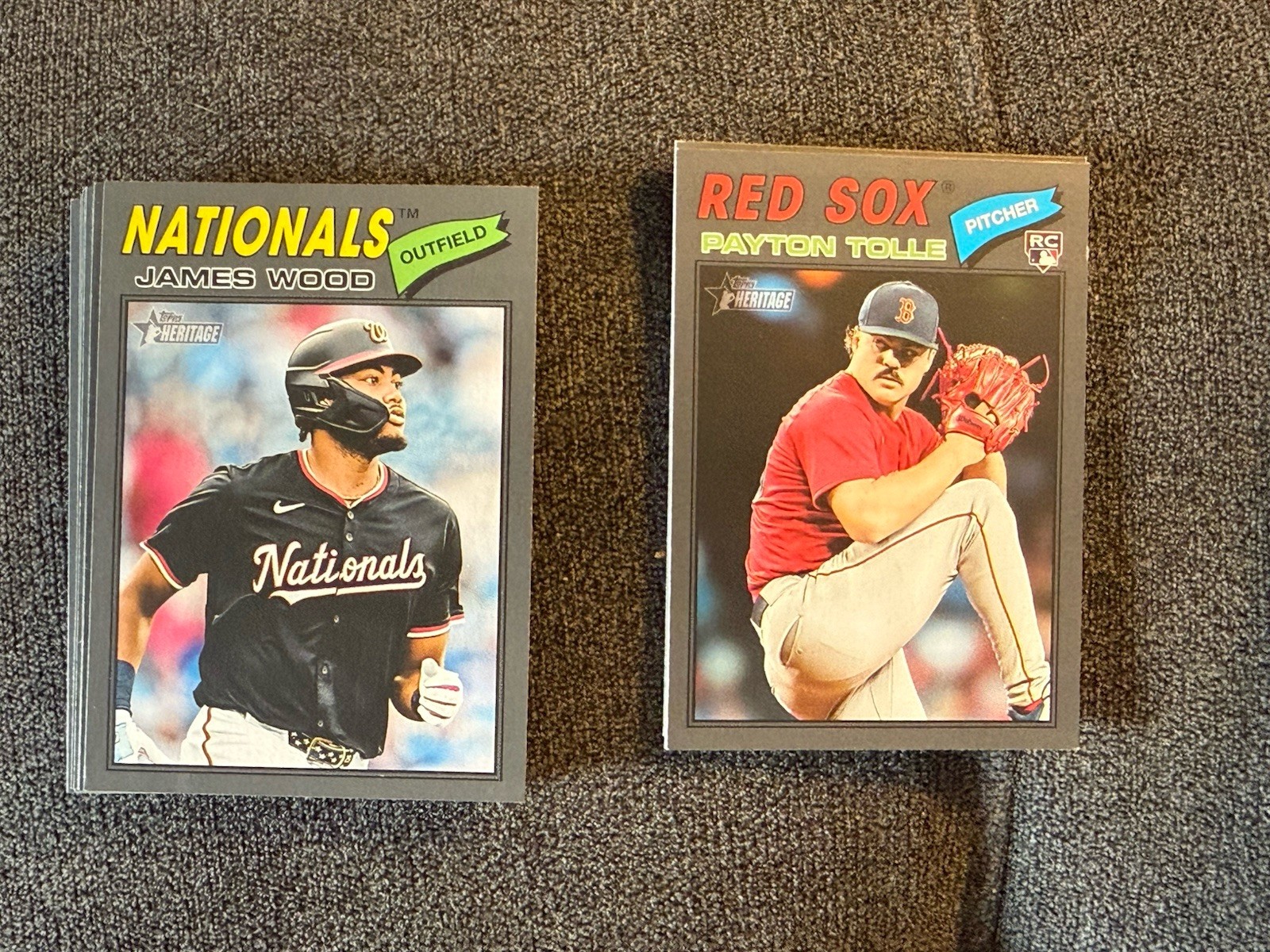 2026 Topps Heritage Baseball- Dark Gray Border (#1-400) You Pick.