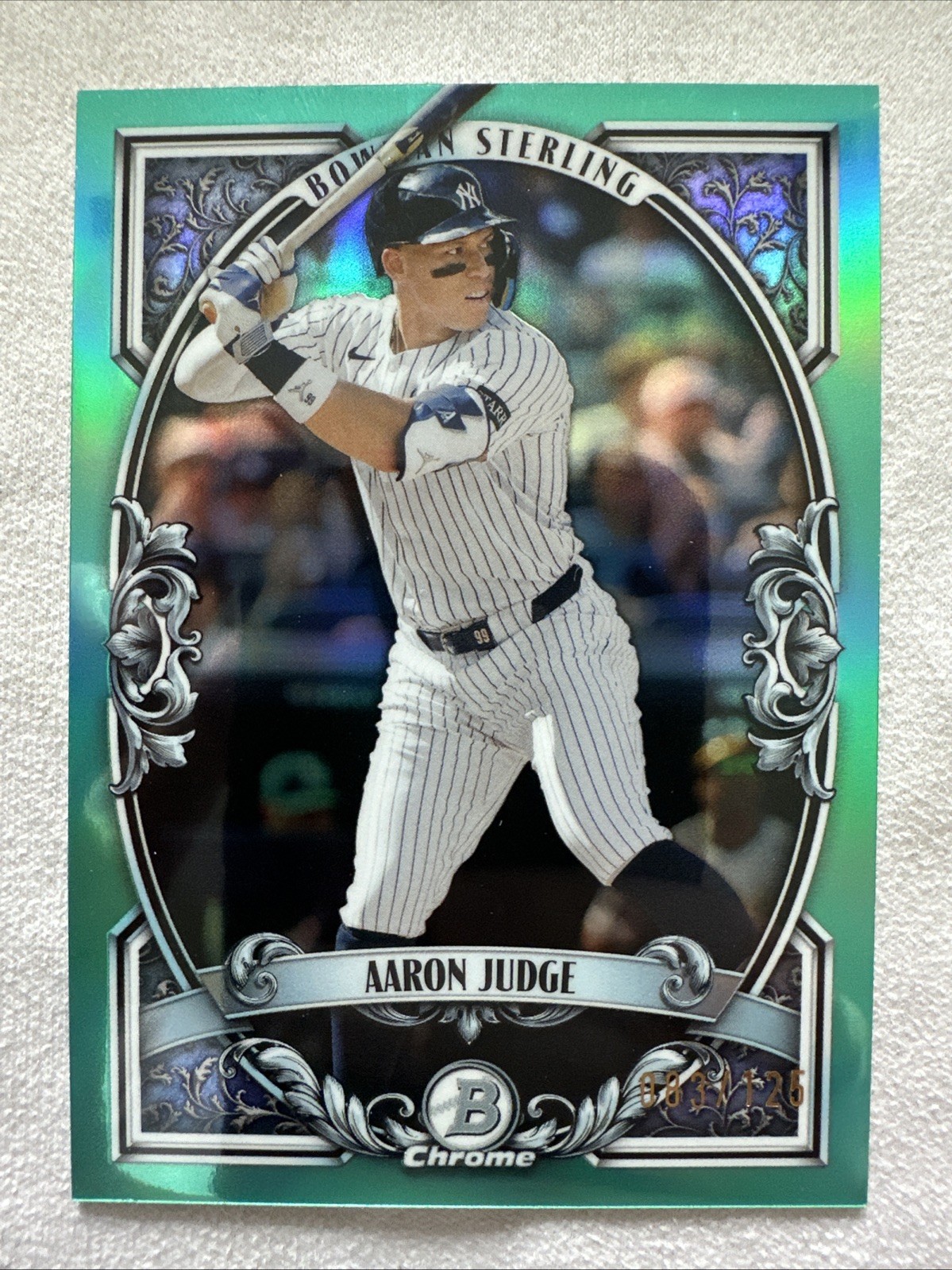 2026 Bowman Sterling – Aaron Judge #BST-4 – Aqua Refractor 083/125