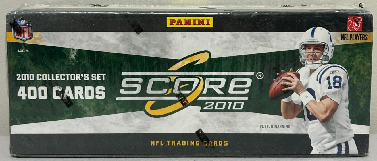 2010 Panini Score NFL Football Factory Sealed Collector’s Set