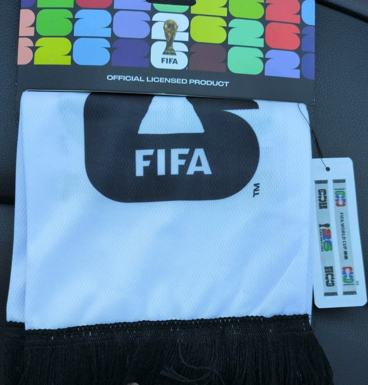 FIFA World Cup 2026 Host Countries Canada Mexico USA Logo Scarf Bufanda New