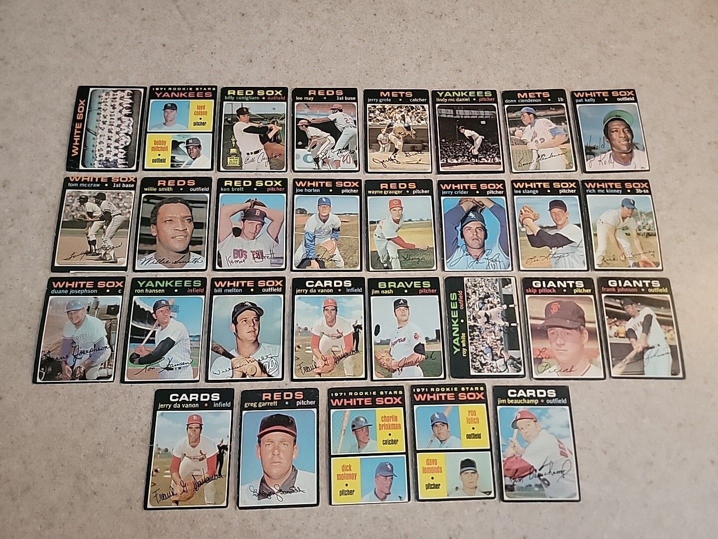 1971 Topps Baseball Your Choice 376-752