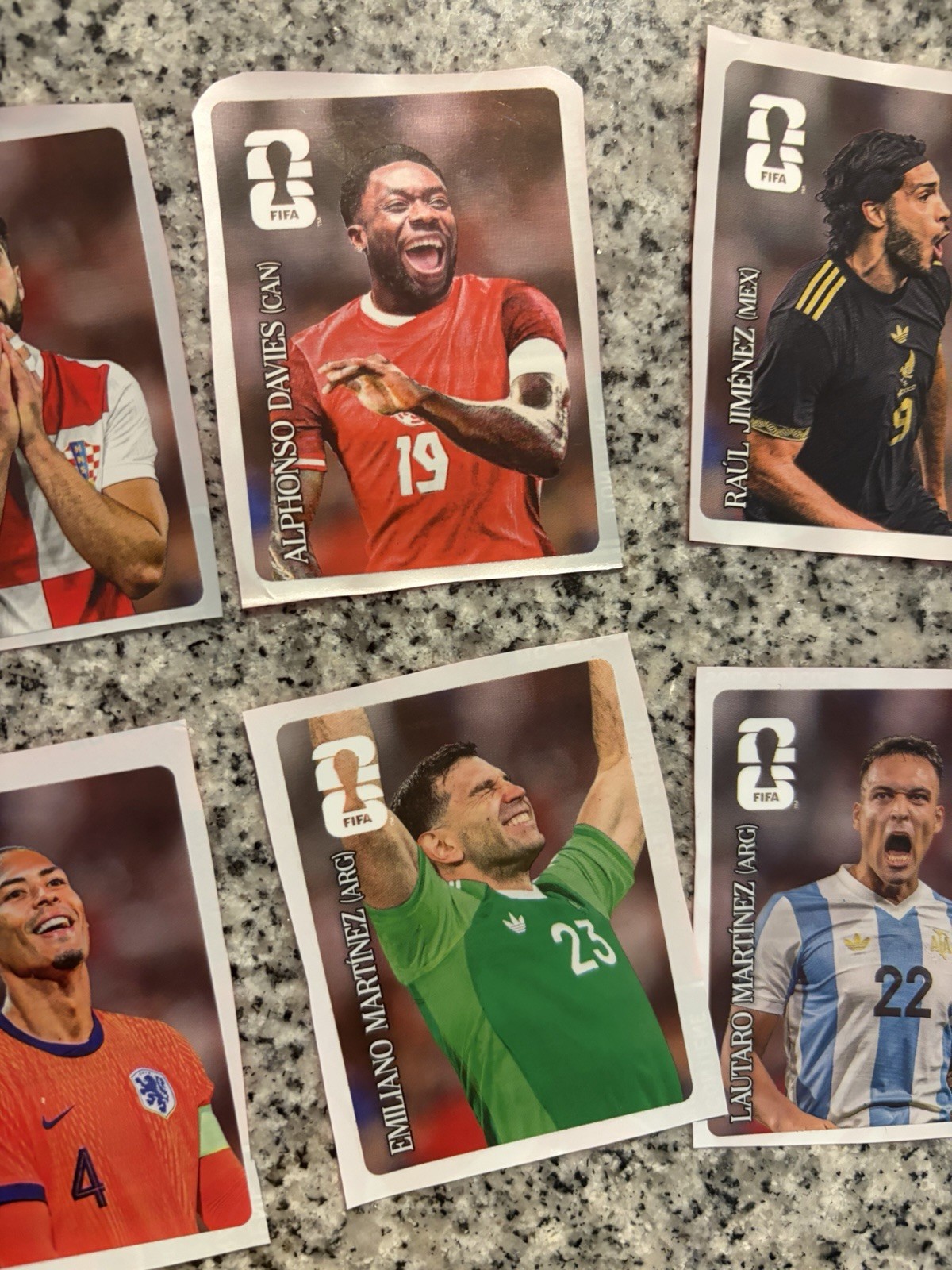 Panini FIFA World Cup 2026 Coca-Cola Complete 14 Sticker Set Rare LATAM Version