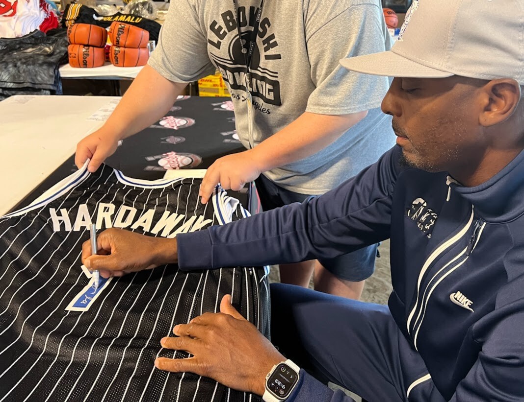 Anfernee Penny Hardaway Signed Auto Black Magic Custom Jersey Beckett W BAS COA