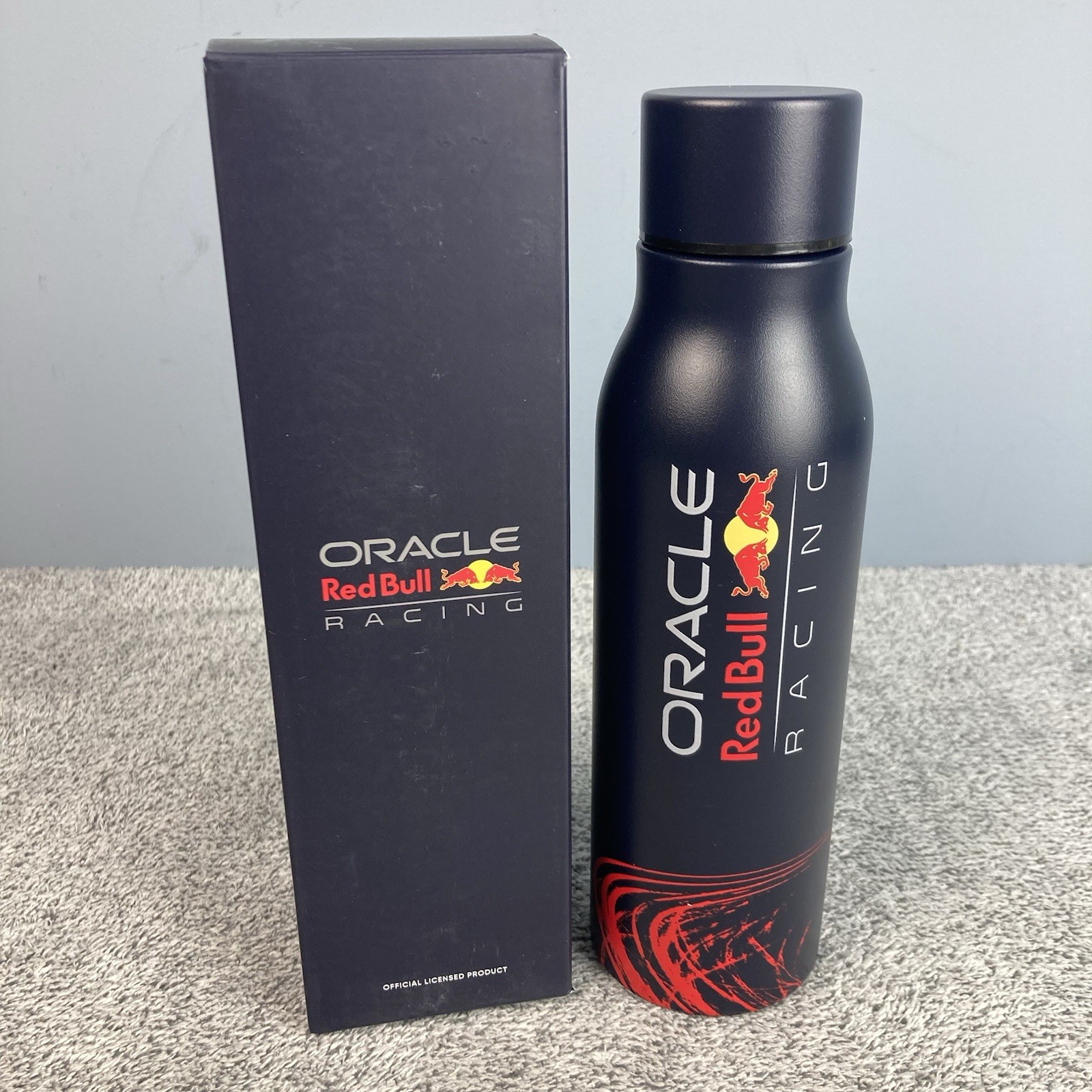 Red Bull Racing Formula 1 F1 Premium Water Bottle Castore – Navy Night Sky