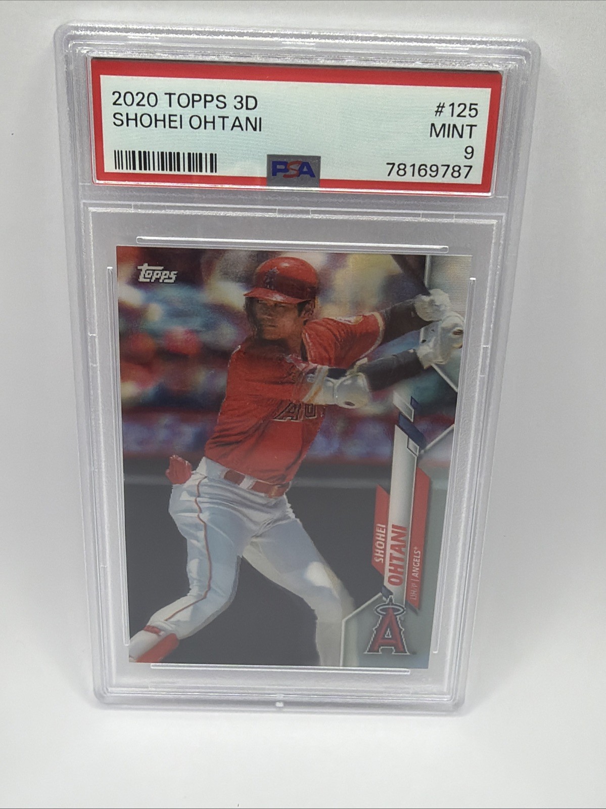 2020 Topps On Demand 3D #125 Shohei Ohtani PSA 9 Mint SP Low Print Run