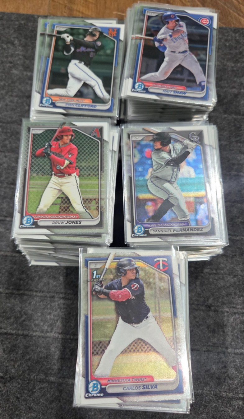 2024 Bowman Chrome Baseball BCP 1-150 Prospects, RC, 1st Bowmans Pick Your Card!
