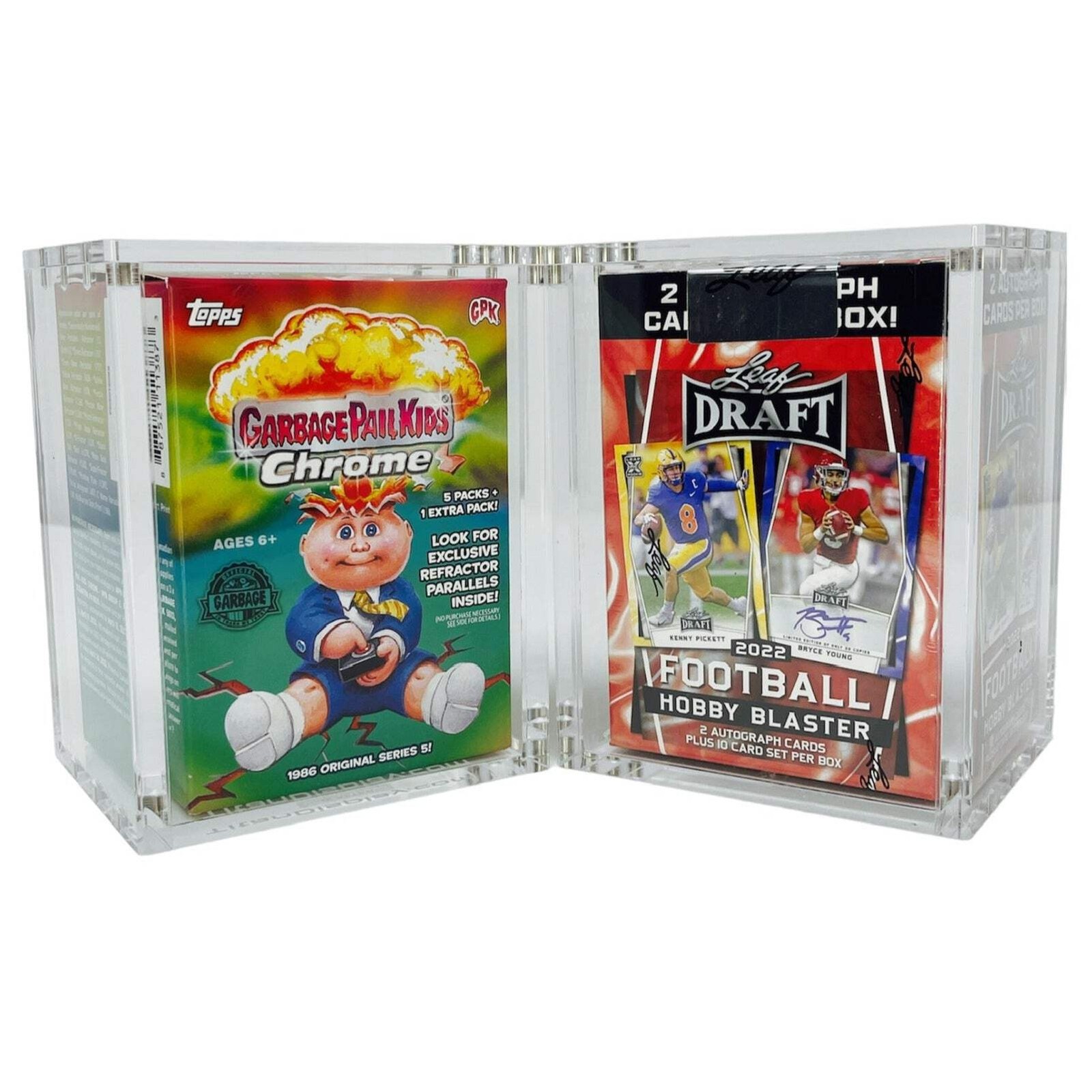Stackable Premium Acrylic Display Case w/ Magnetic Lid for Modern Blaster Box