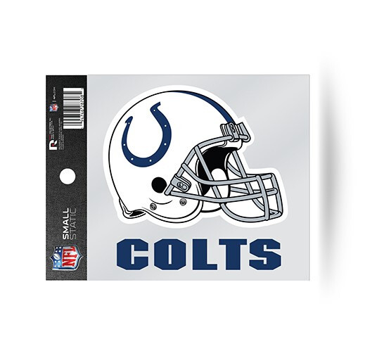 Indianapolis Colts Helmet Static Cling Sticker NEW Window or Car! 3×4 Inches
