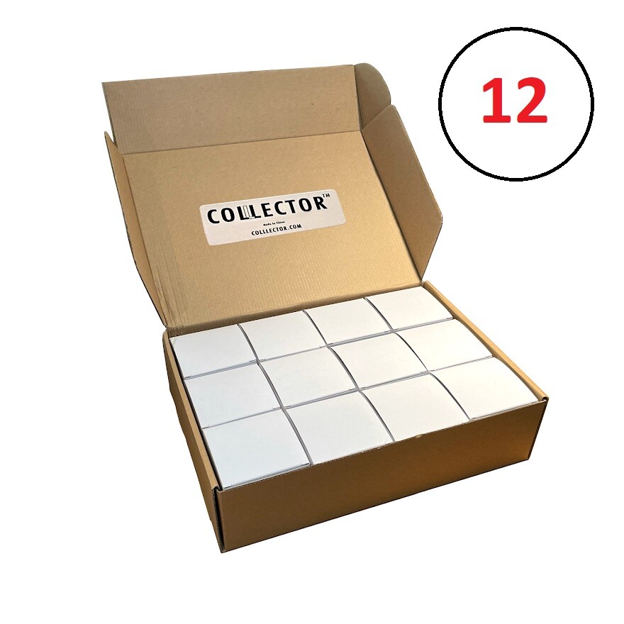 12 Baseball Cubes | UV Blocking Display Holder With Stand New | Collector MVP