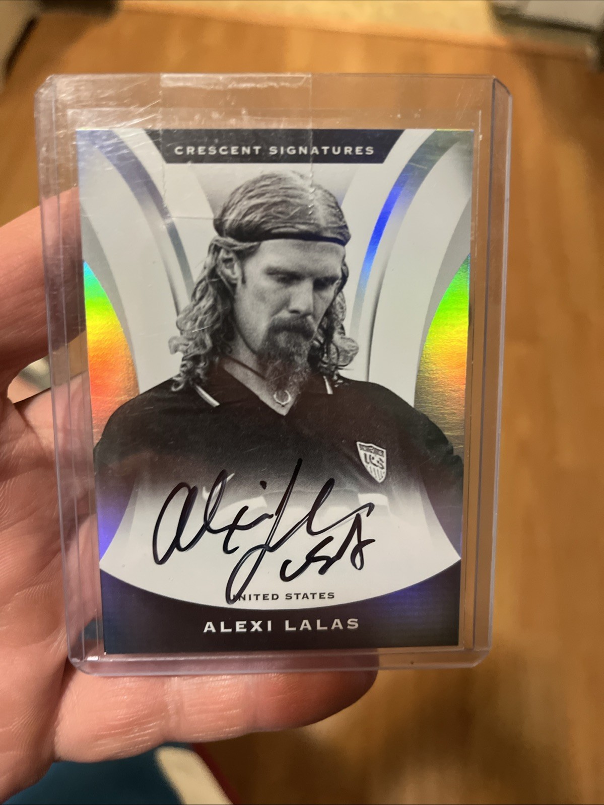 2017 Panini Nobility Soccer Alexi Lalas Crescent Signature On Card World Cup USA