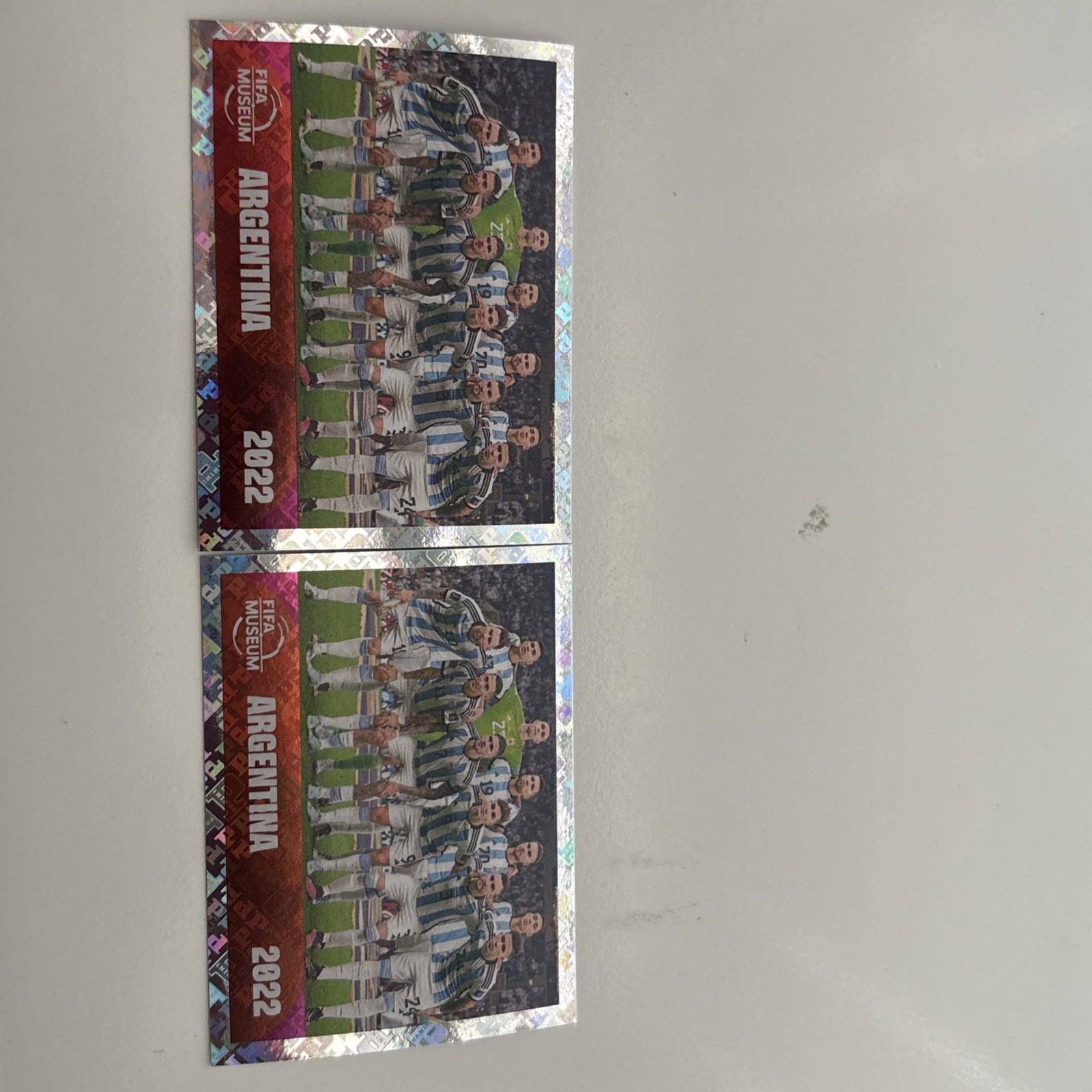 ARGENTINA 2022 FIFA MUSEUM FOIL PANINI STICKER FIFA WORLD CUP 2026 USA-MEX-CAN