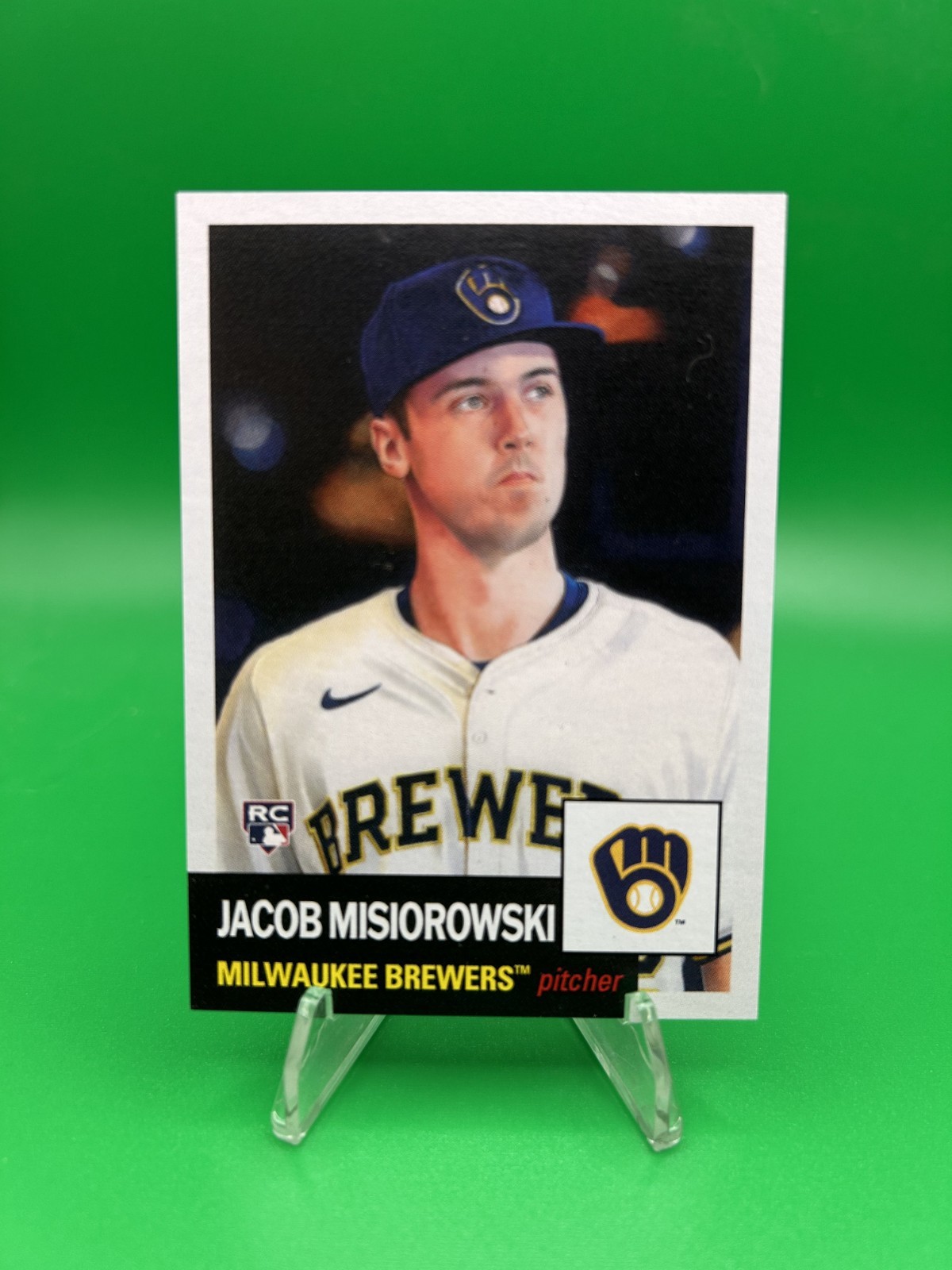 Jacob Misiorowski RC Brewers 2026 Topps MLB Living Set Card 916 Baseball