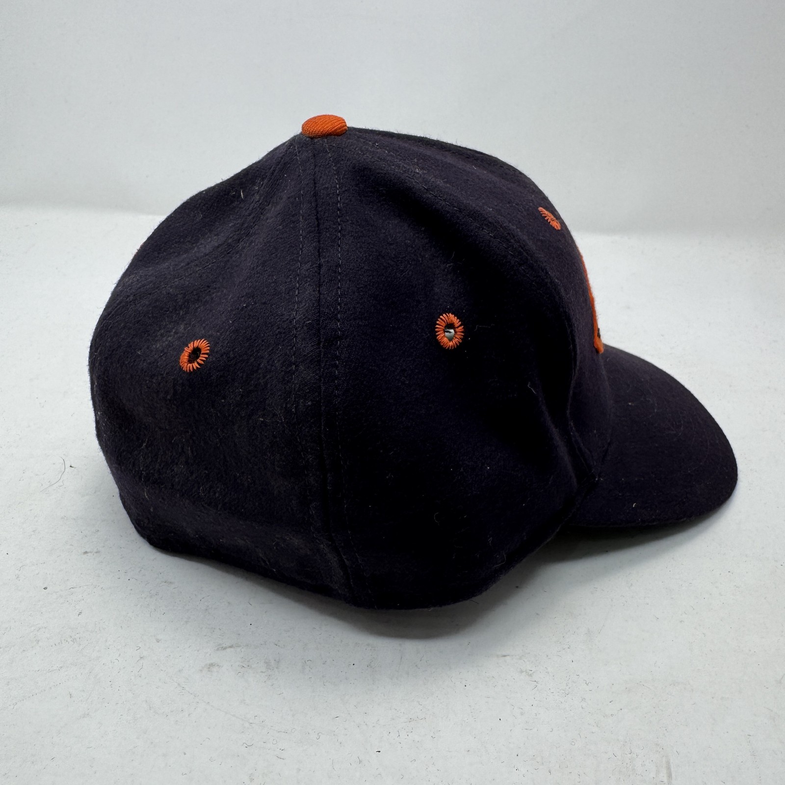 Vintage Syracuse Chiefs Baseball Cap Hat Wool Devon Boston Made in USA Size 7