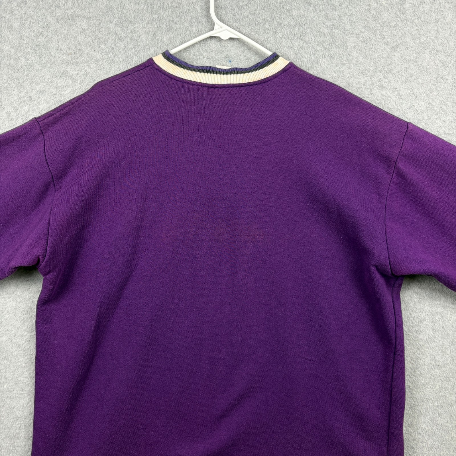 Vintage Tampa Bay Devil Rays Sweatshirt Mens XL Purple Henley Pullover 90s MLB