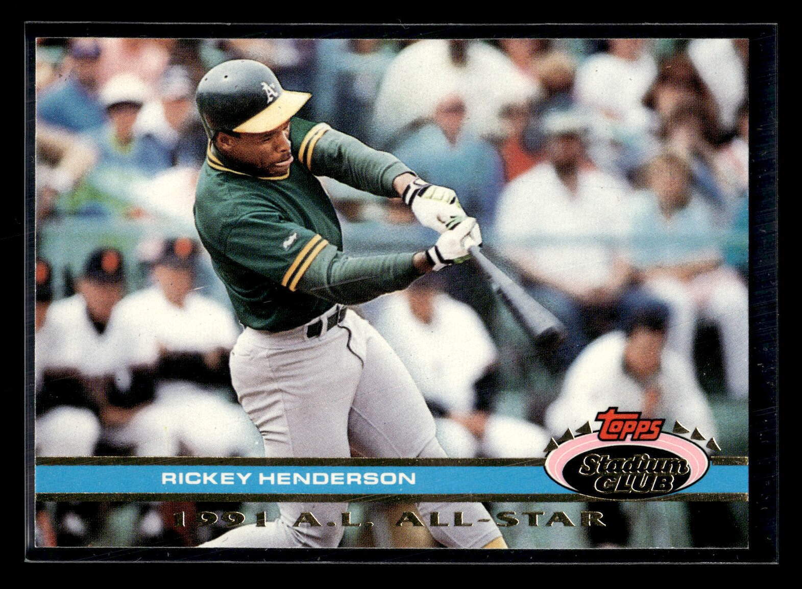 1992 Stadium Club Dome #83 Rickey Henderson 1991 All-Star Athletics Mint QTY