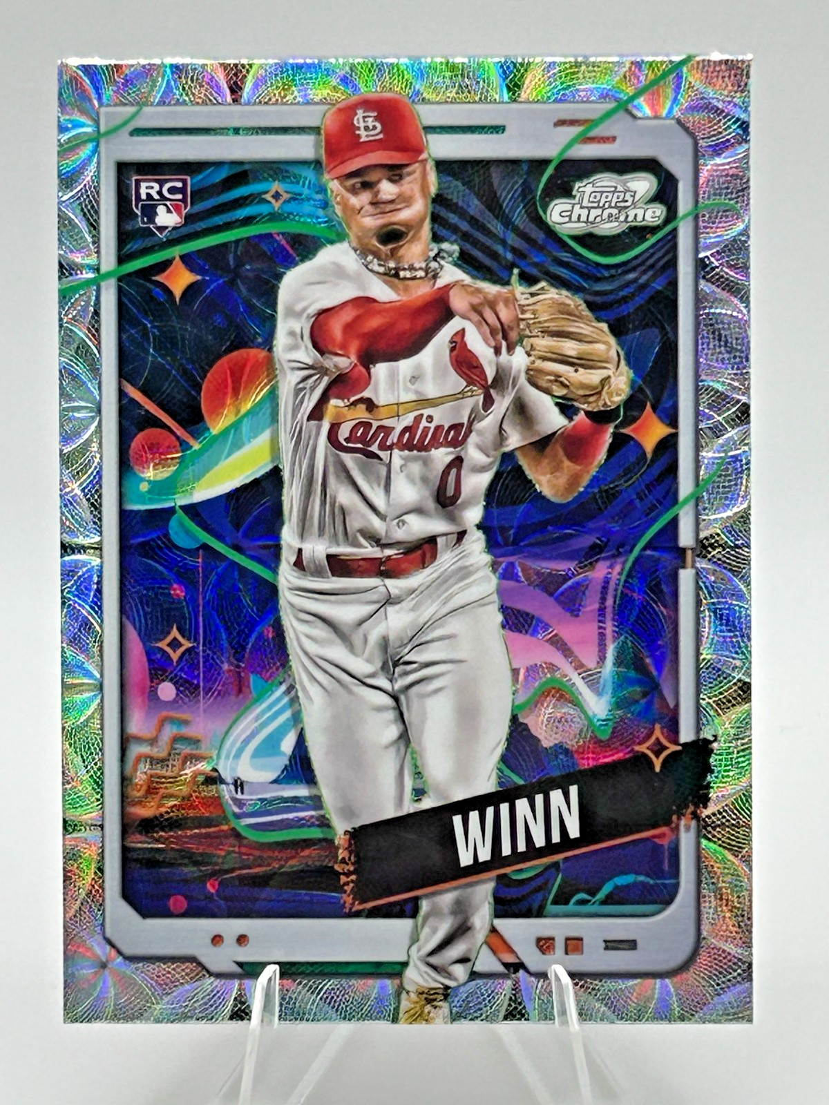 2024 Topps Cosmic Chrome Nucleus Refractor Masyn Winn RC