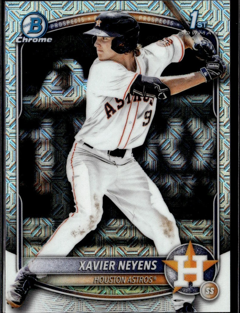 2025 Bowman Draft Mega Box Xavier Neyens BDC-2 1st Bowman Houston Astros
