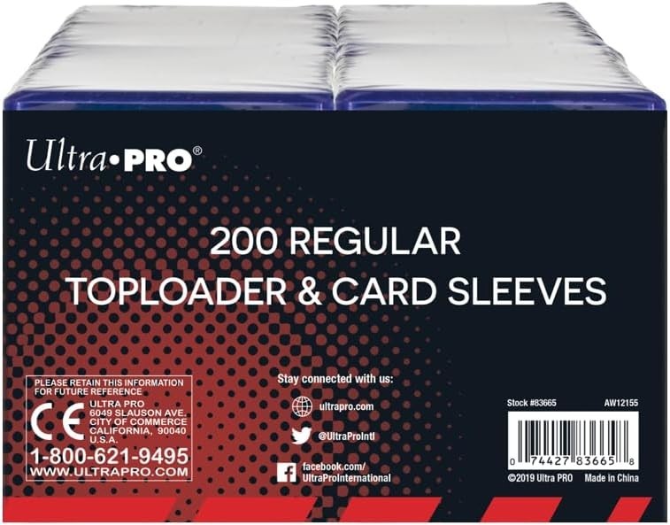 Ultimate Card Protection: 3″ x 4″ Clear Toploaders Bundled with Card Sleeves