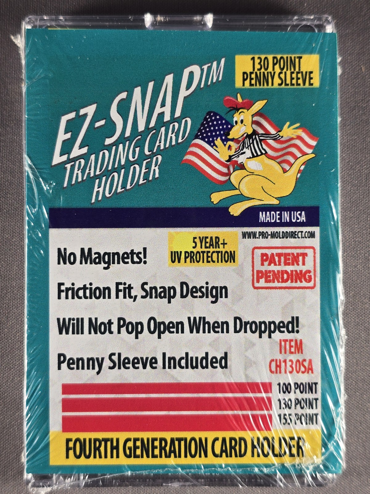 5X Pro Mold 130 Pt. 4th Gen EZ-SNAP w/ Sleeve Card Holders No Magnets – USA