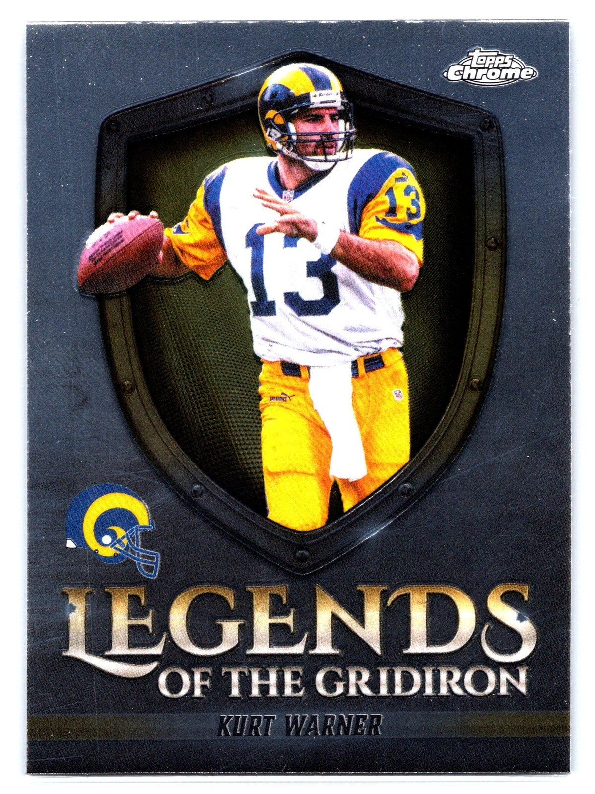 2025 Topps Chrome #LOG-1 Kurt Warner Legends of the Gridiron