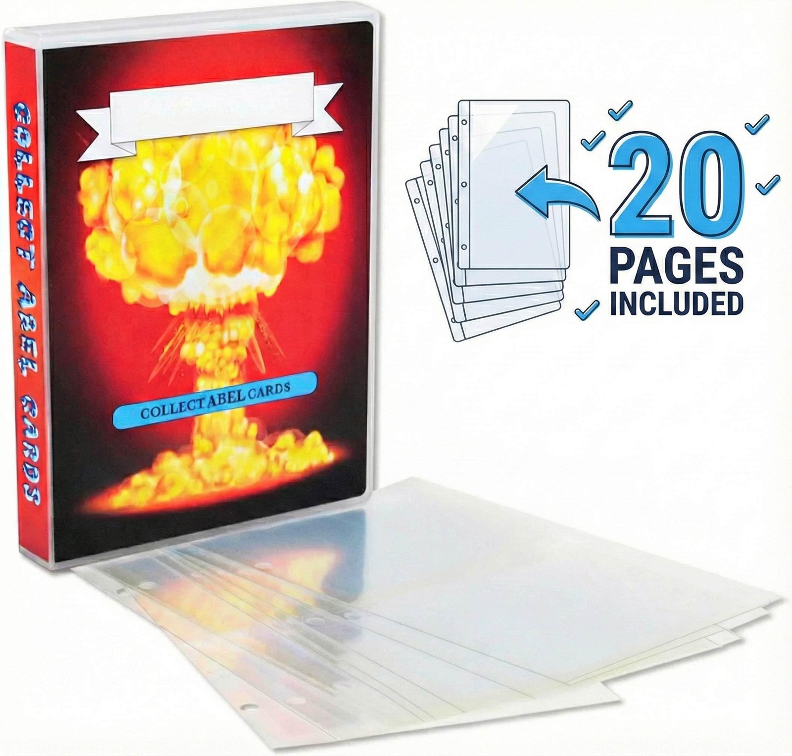 Compact Sized Trading Card Storage Binder With Garbage Pail Cards (GPK) – Ful…