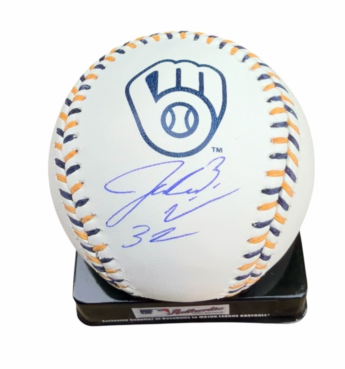 Jacob Misiorowski Signed Baseball Milwaukee Brewers Autographed Auto COA