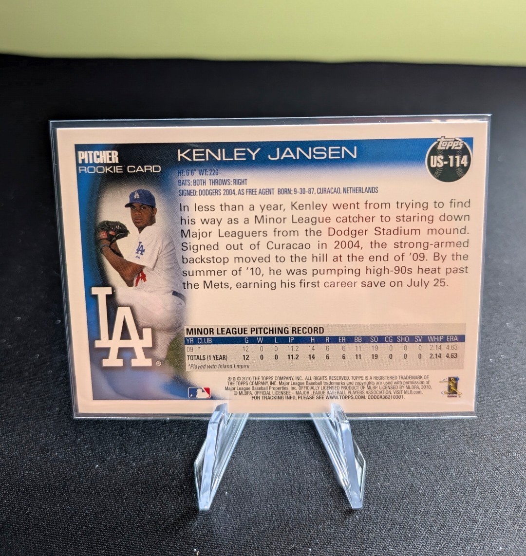 2010 Topps Update #US-114 KENLEY JANSEN RC – Los Angeles DODGERS