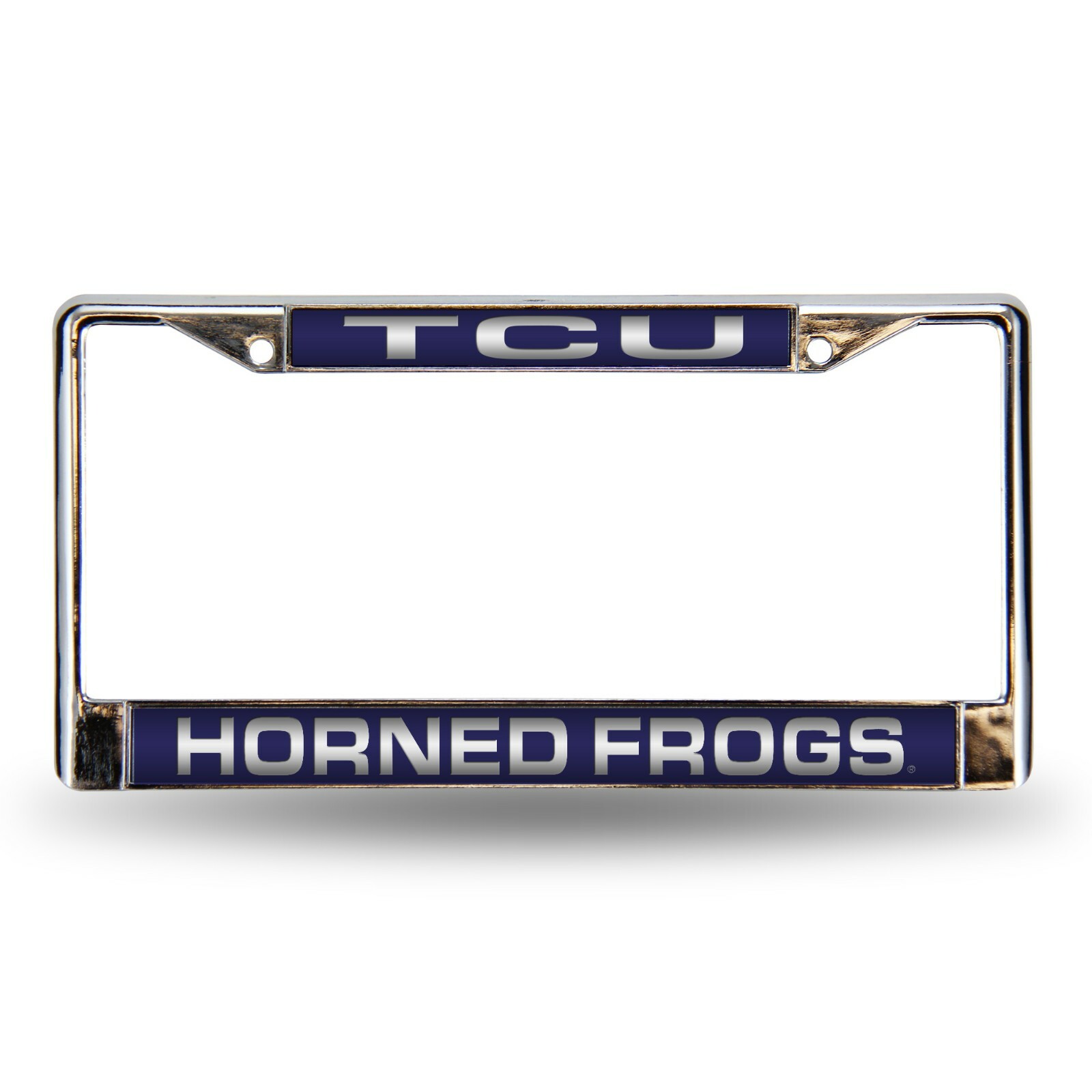 TCU Horned Frogs Laser Chrome License Plate Frame. Nice! #88