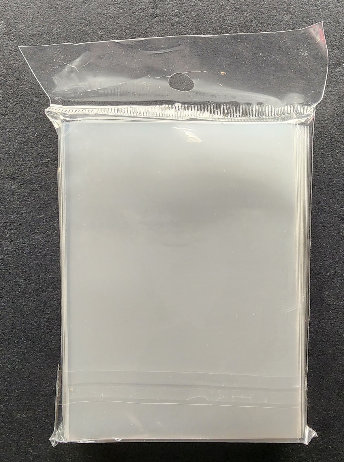 1 Pack (100) Cardboard Gold Notched Soft Penny Sleeves Regular Card Easy Glide