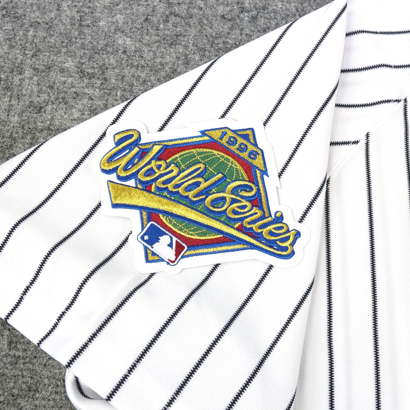 Derek Jeter 1996 New York Yankees World Series Men’s Home Cooperstown Jersey