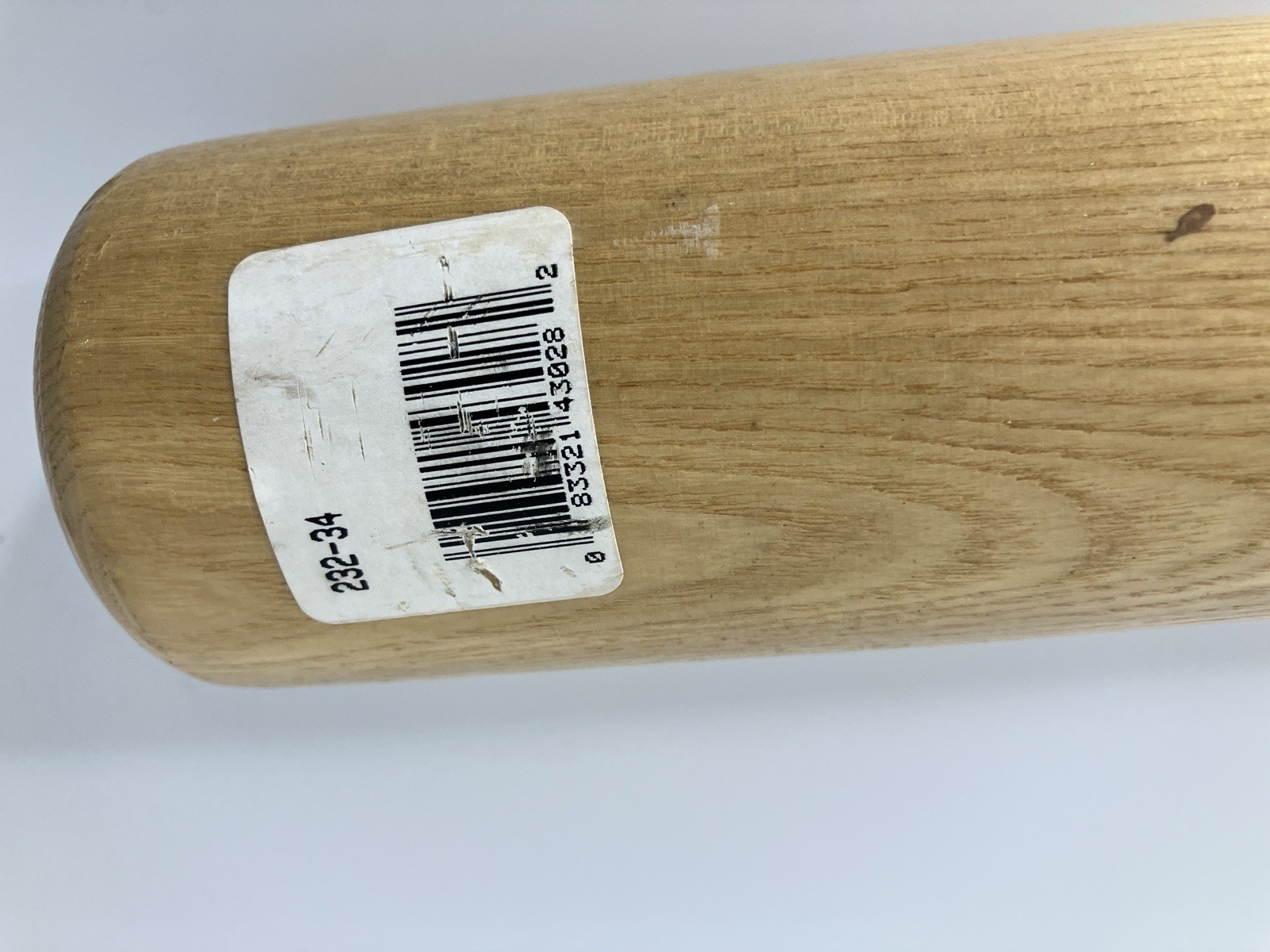 Rawlings Big Stick Bat Signed Professional Model Wood 34″ Unknown Autograph