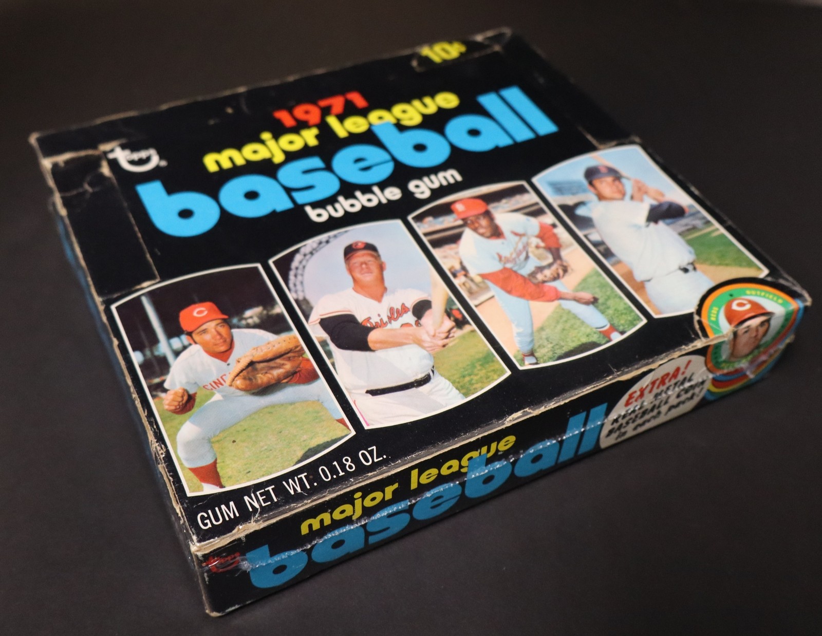 1971 Topps Baseball Empty Display Box