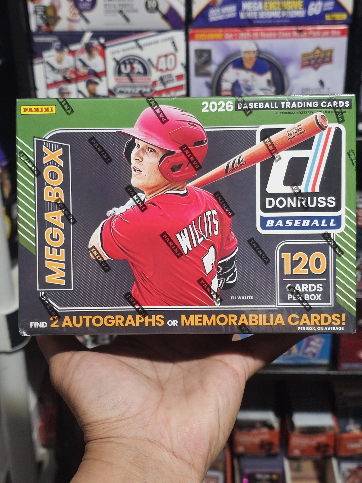 2026 Donruss Baseball Mega Box! (RECTANGLE) 2 Box Lot! New Factory Sealed